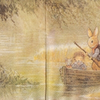Rare Foxwood Tales by Brian Paterson Harvey Mouse In the boat