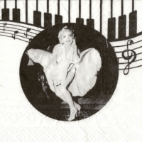 3x napkin Rare Marilyn Monroe
