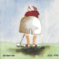 Rare Fun for collectors “60 Over Par” by Erika Oller collection golfers
