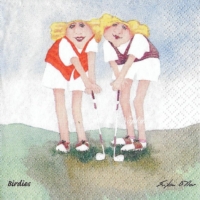 Rare Fun for collectors “Birdies” by Erika Oller collection golfers