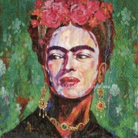 Frida Kahlo flowers green