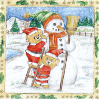 Rare Teddy Bear Santa / snowman