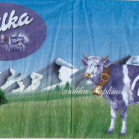 Very rare Milka cow  green