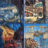 Rare Four master paintings by V. Gogh
